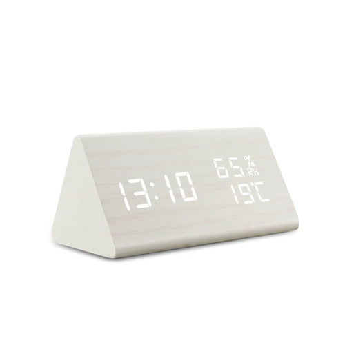 Minimalist Wooden Digital Alarm Clock