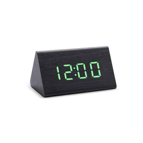 Minimalist Wooden Digital Alarm Clock