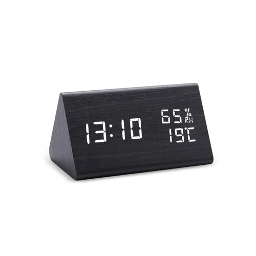 Minimalist Wooden Digital Alarm Clock