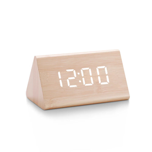 Minimalist Wooden Digital Alarm Clock