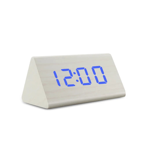 Minimalist Wooden Digital Alarm Clock