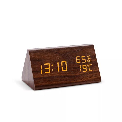Minimalist Wooden Digital Alarm Clock