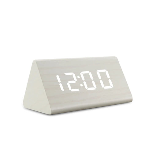 Minimalist Wooden Digital Alarm Clock